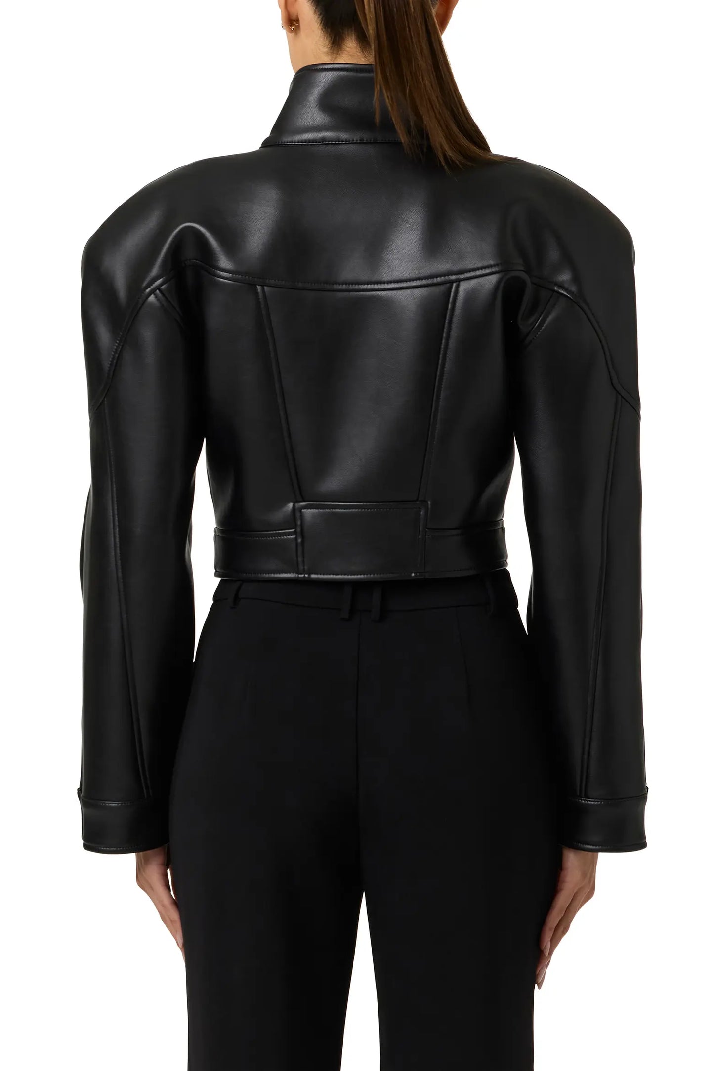 Women’s Leather Bomber Jacket – Effortless Edge & Timeless Style