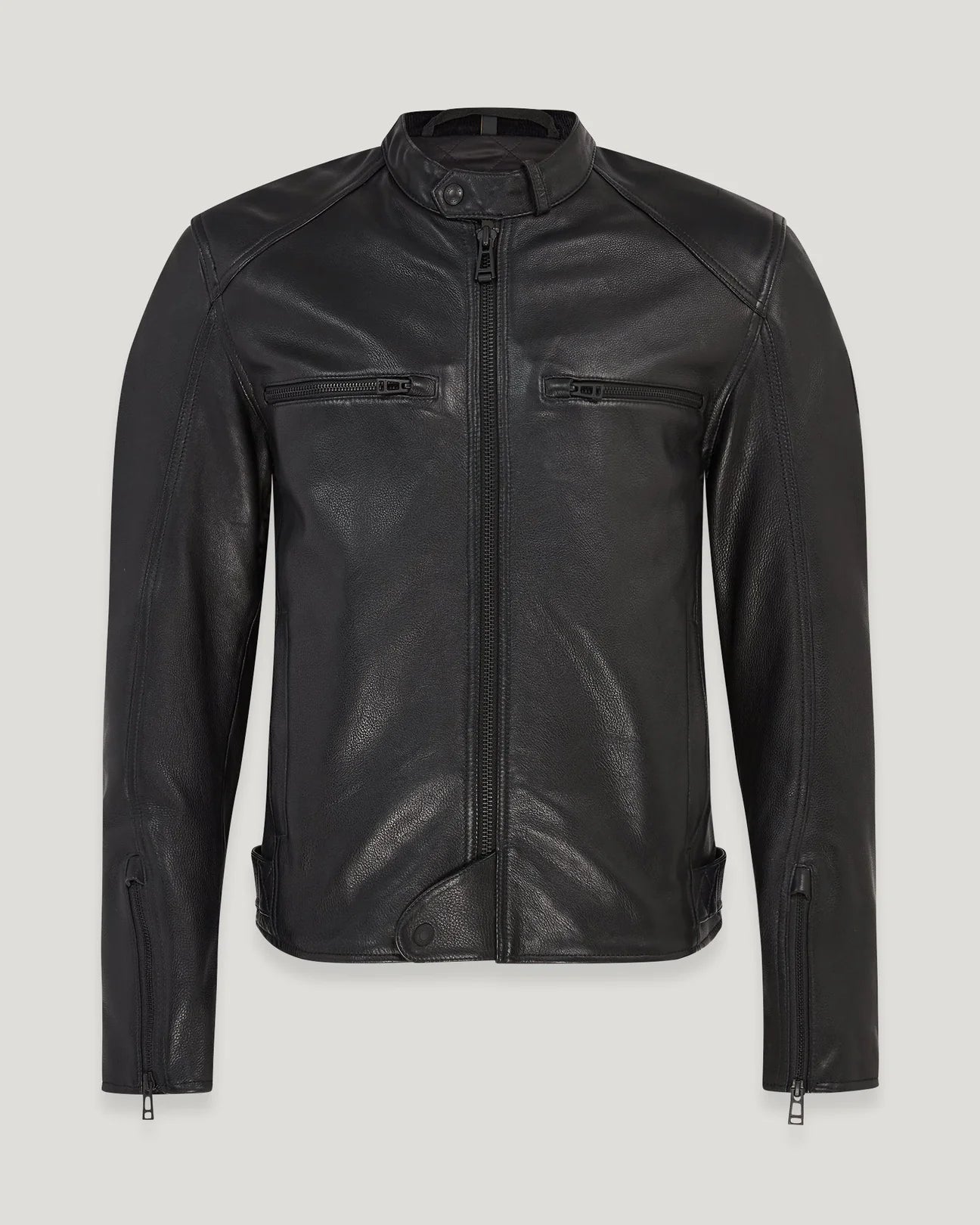 Men’s Biker Leather Jacket Classic Rugged Style