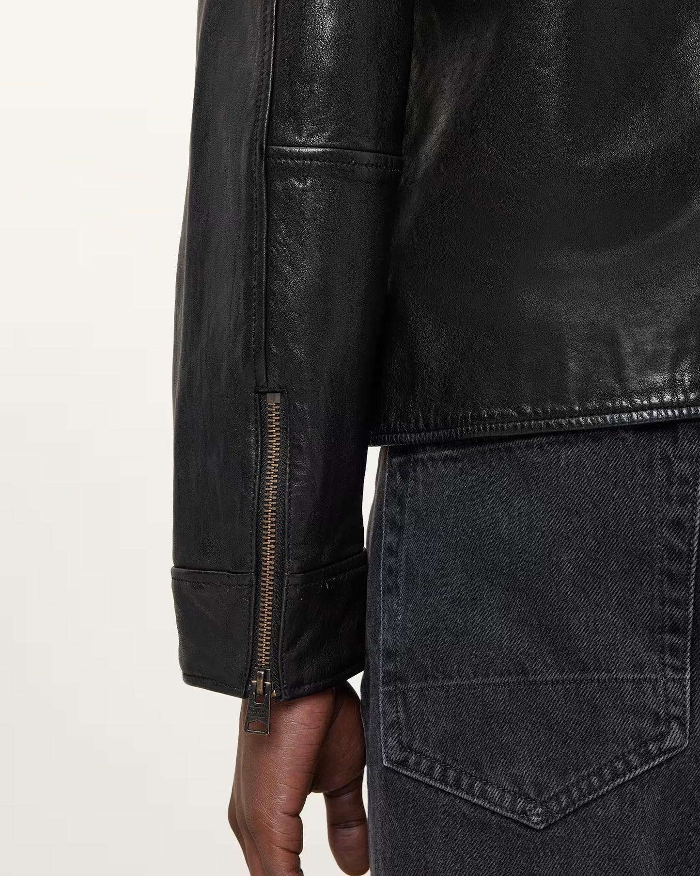 Men's Miller Genuine Leather Jacket | Classic Zip-Up Leather Jacket