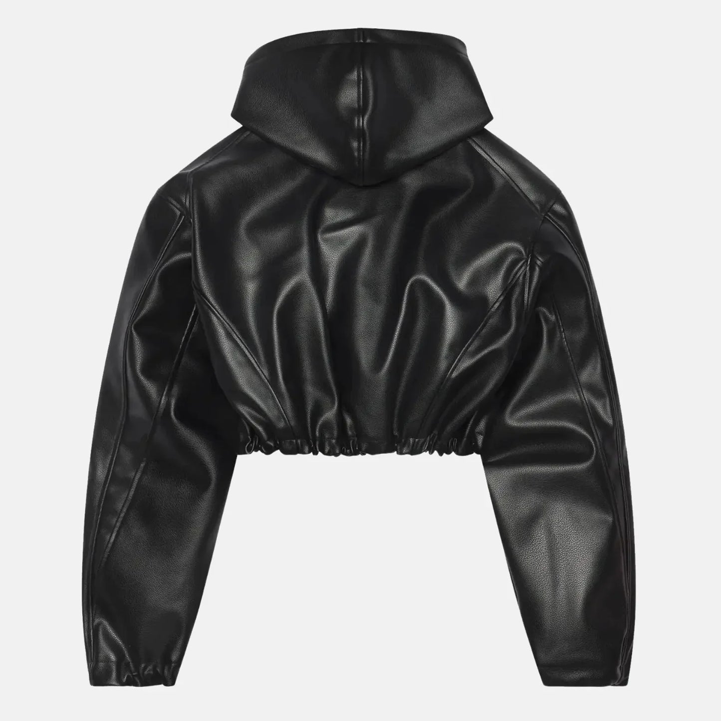 Vivica Women's Zip-Up Hooded Leather Jacket | Premium Genuine Leather Streetwear Jacket