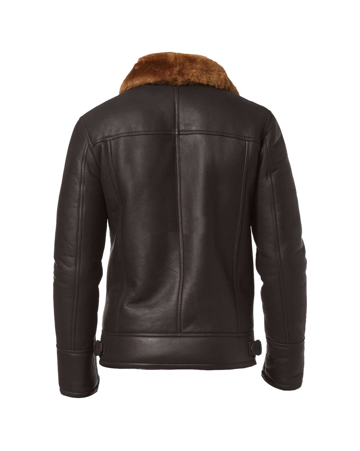 Eric Aviator Bomber Leather Jacket | Men's Premium Genuine Leather Flight Jacket