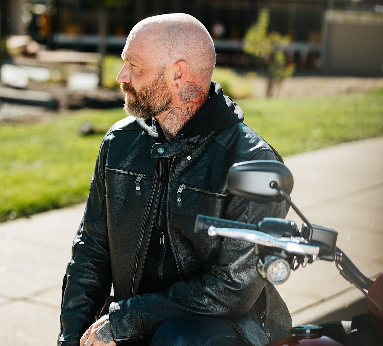 Men Biker Jacket