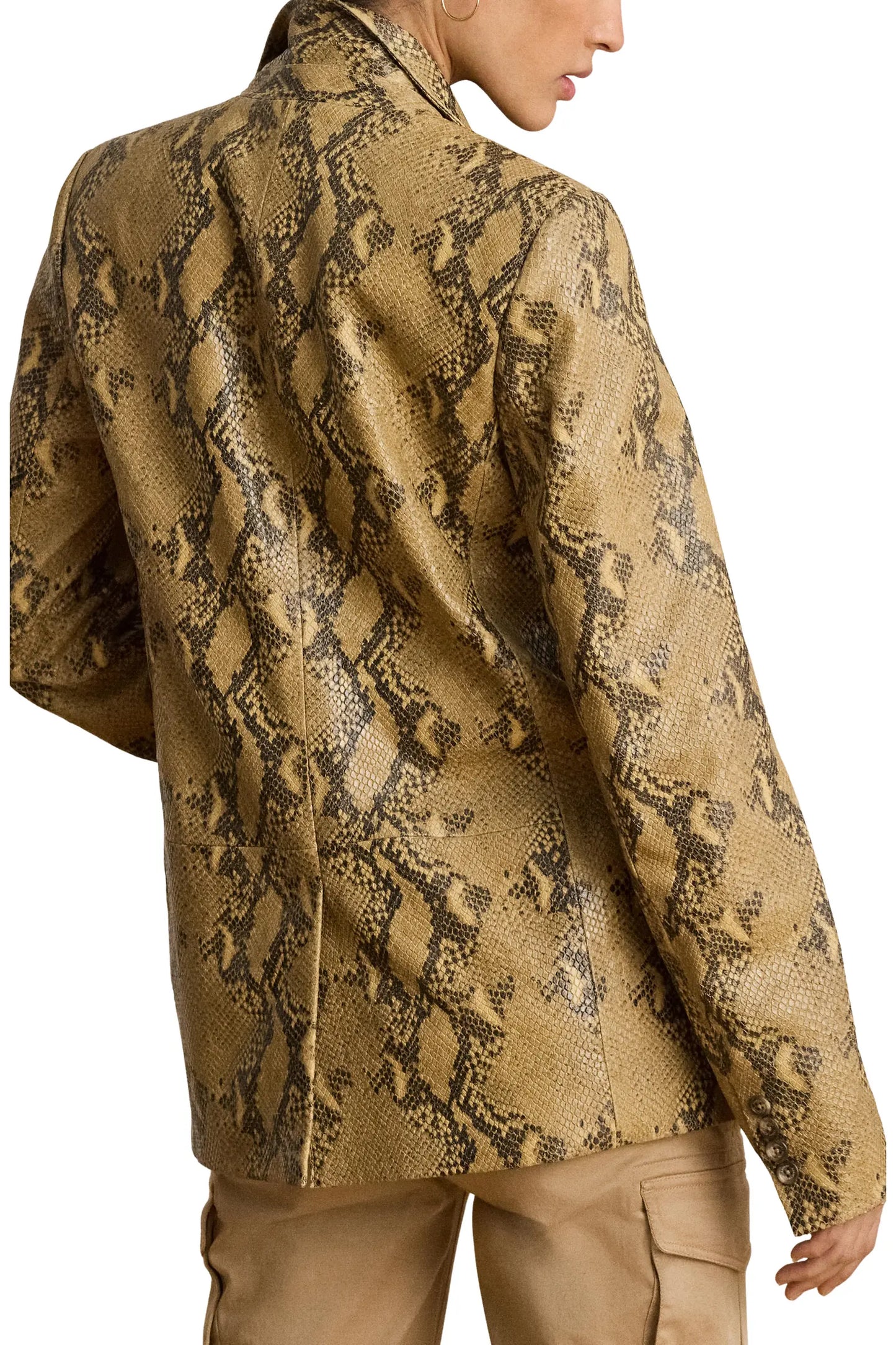 Women’s Cobra Snake Print Blazer – Bold & Statement Style