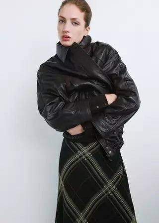 Women's Oversized Genuine Leather Jacket | Premium Relaxed Fit Leather Jacket