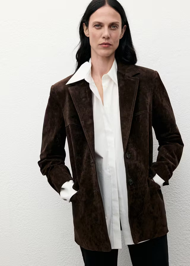 Straight Suede Jacket