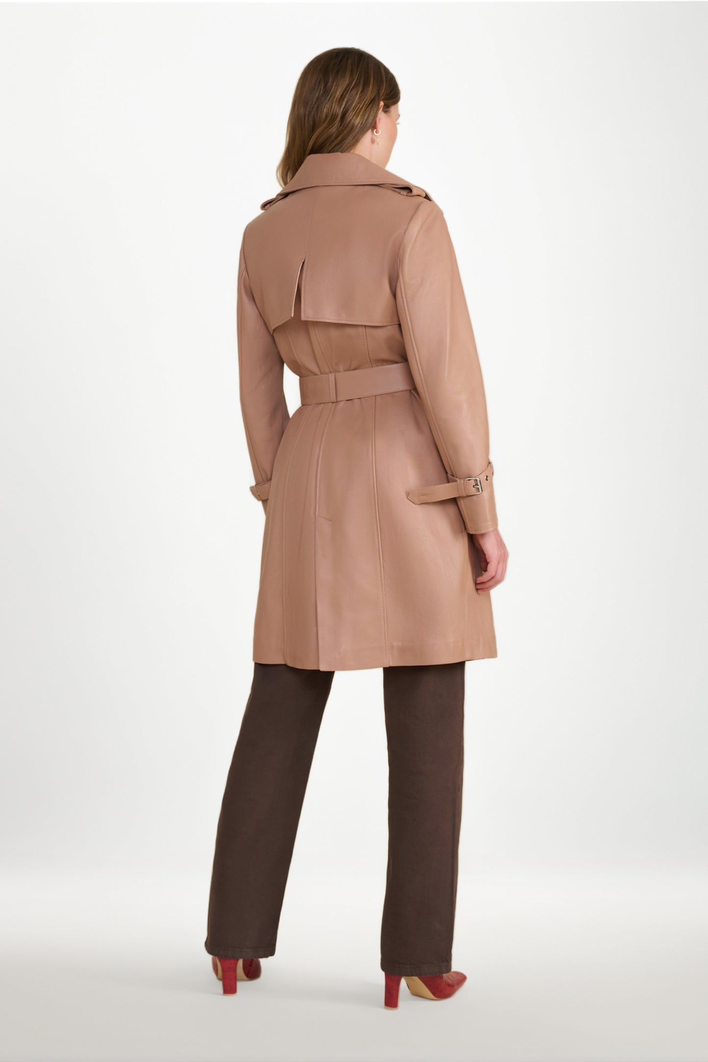 Women’s Leather Trench Coat – Timeless Elegance & Modern Style