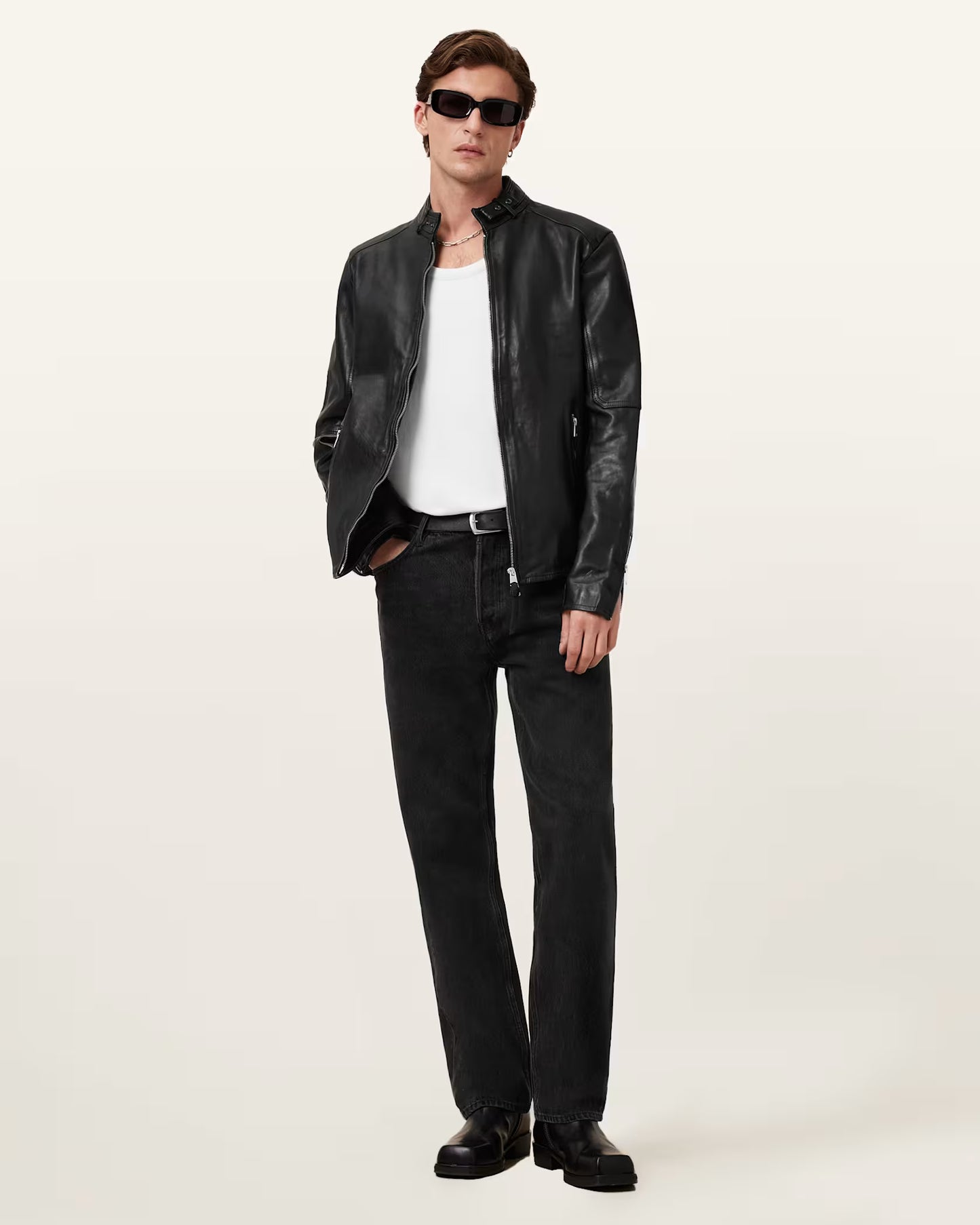 Men's Cora Genuine Leather Jacket | Classic Casual Leather Jacket