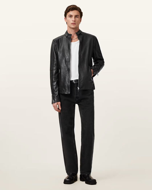 Men's Cora Genuine Leather Jacket | Classic Casual Leather Jacket
