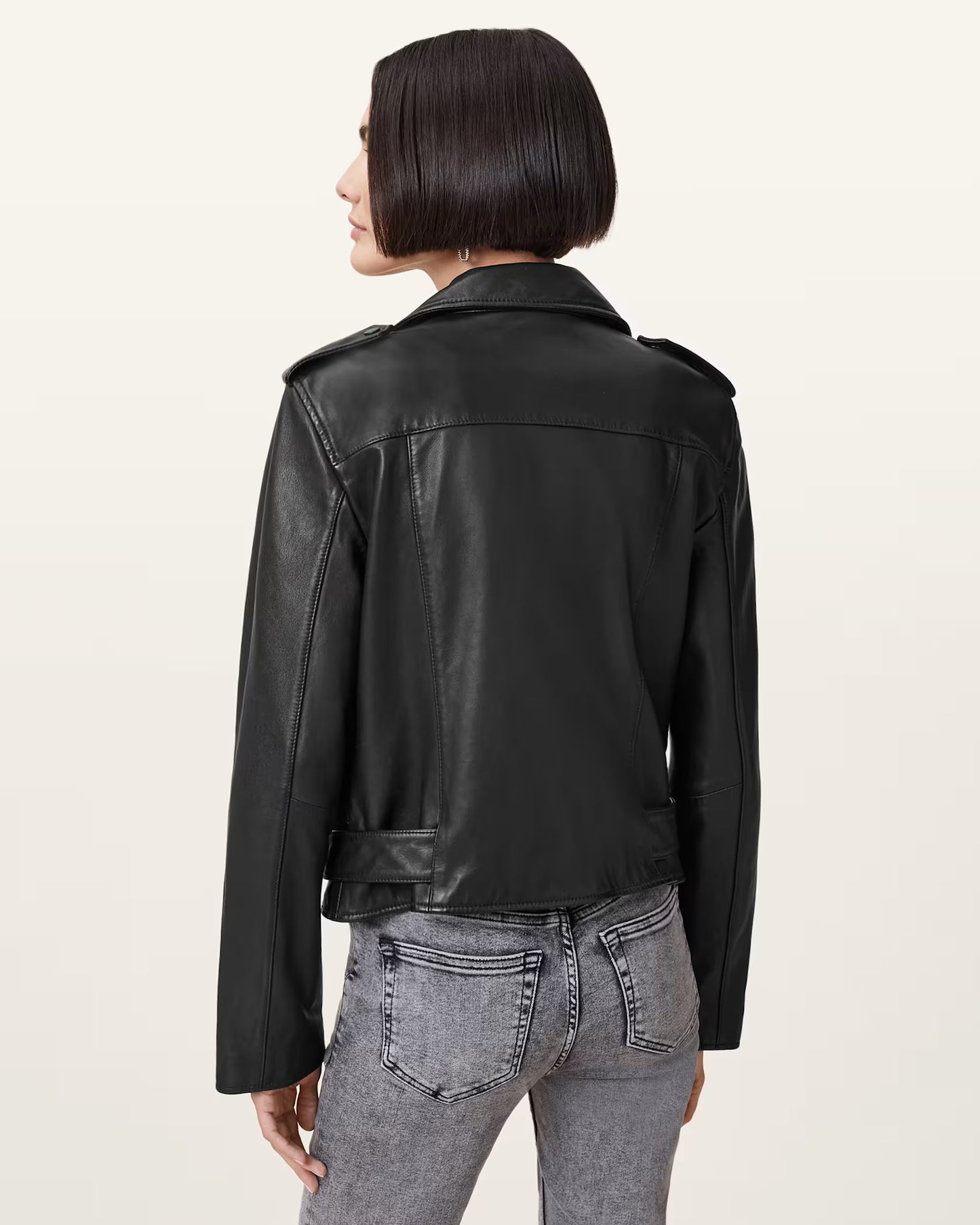 Women's Balfern Genuine Leather Biker Jacket | Premium Slim Fit Moto Jacket