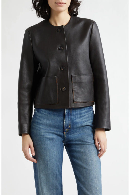 Women’s Leather Blazer – Timeless Elegance with a Modern Edge