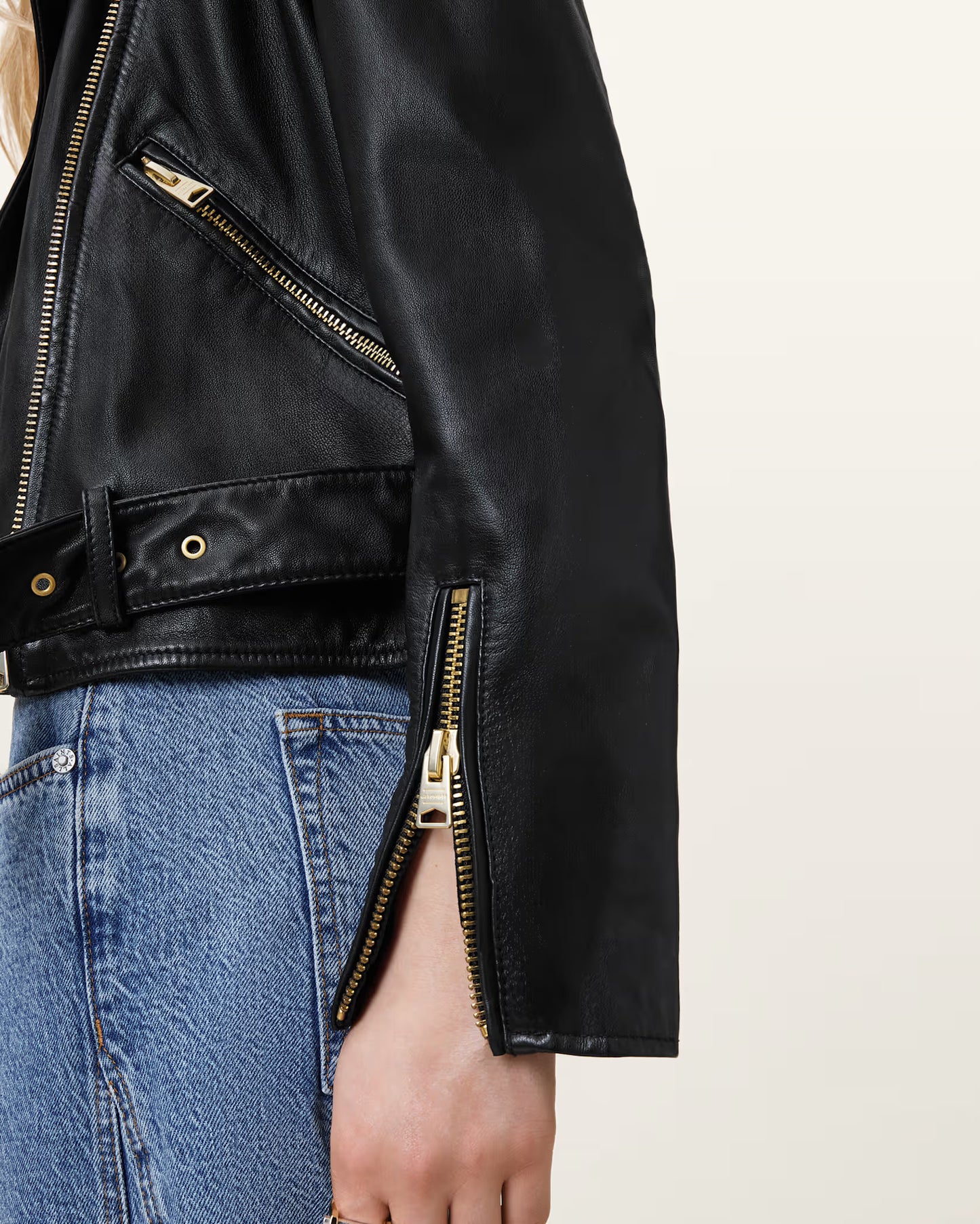 Women's Balfern Genuine Leather Biker Jacket | Classic Moto Leather Jacket
