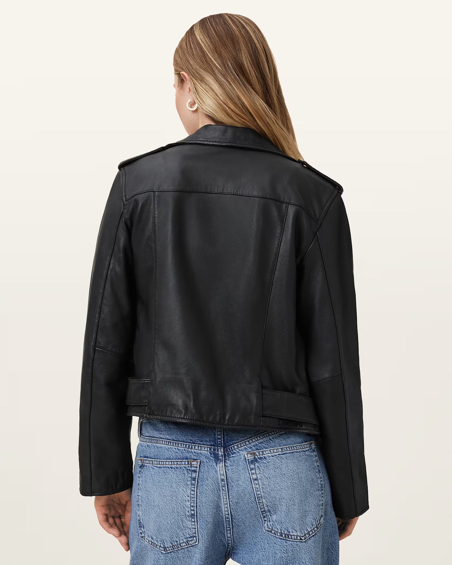 Women's Balfern Genuine Leather Biker Jacket | Classic Moto Leather Jacket