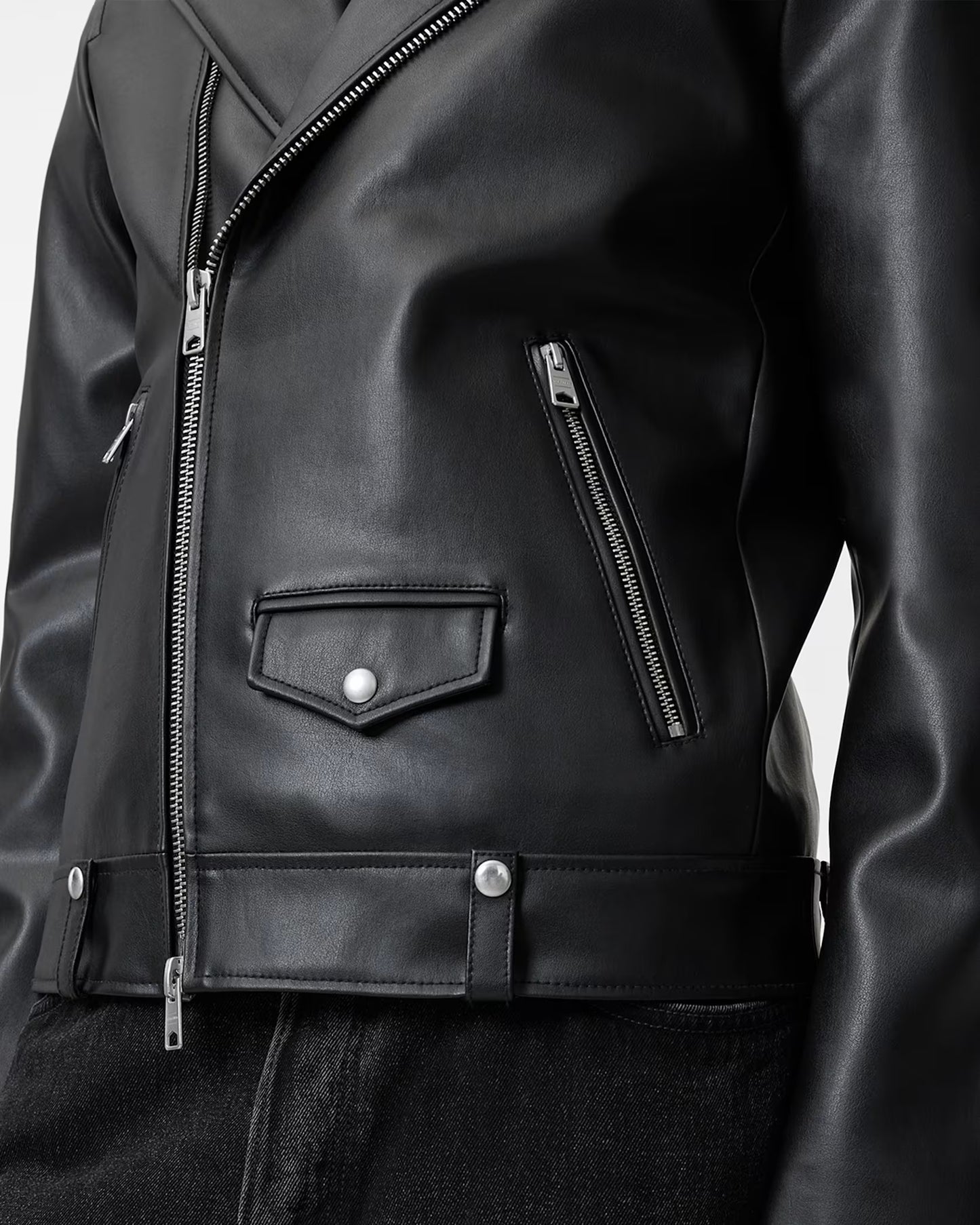 Men's Slim Fit Genuine Leather Jacket | Classic Zip-Up Casual Leather Jacket