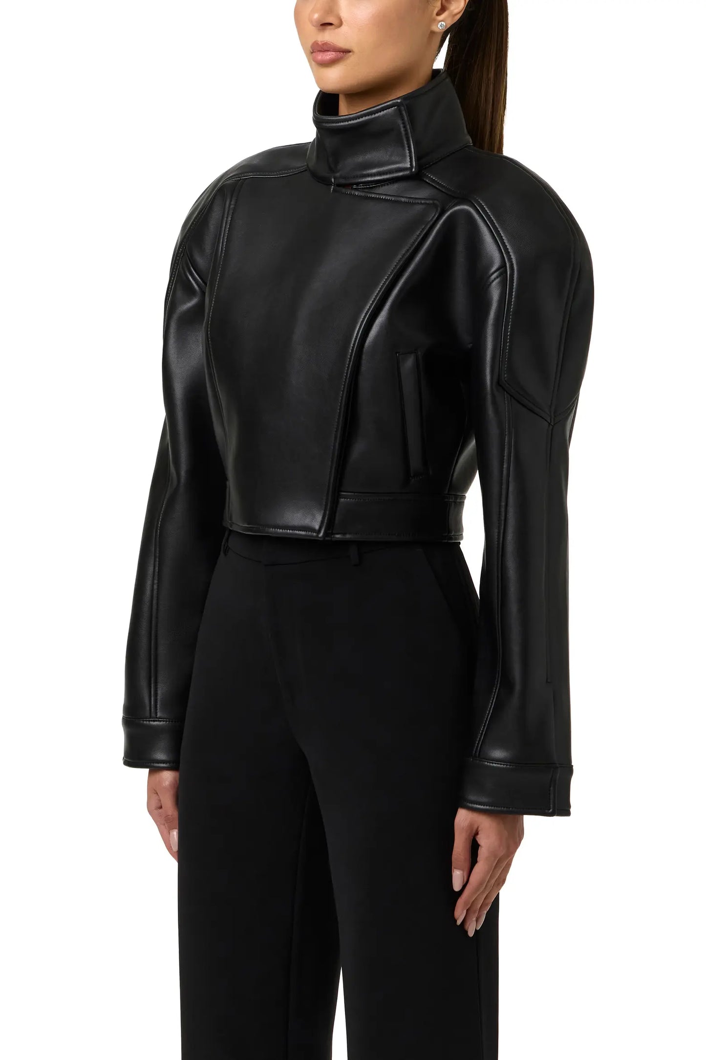 Women’s Leather Bomber Jacket – Effortless Edge & Timeless Style