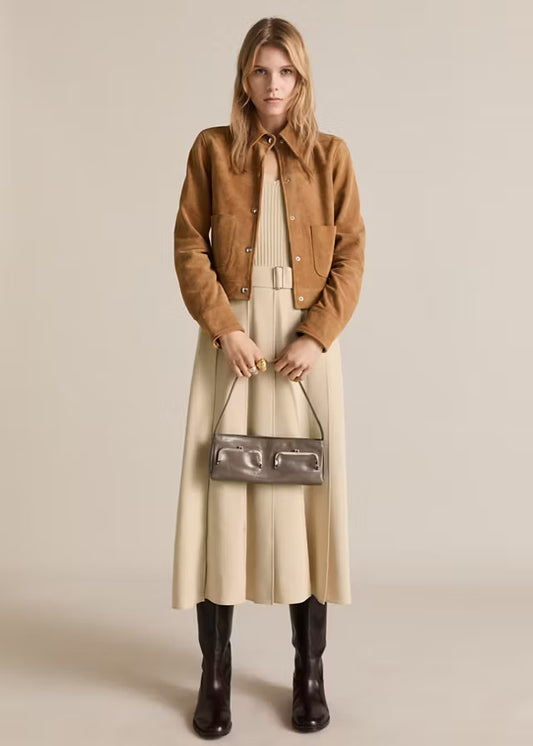 Women’s Suede Leather Jacket – Premium Soft Suede Outerwear