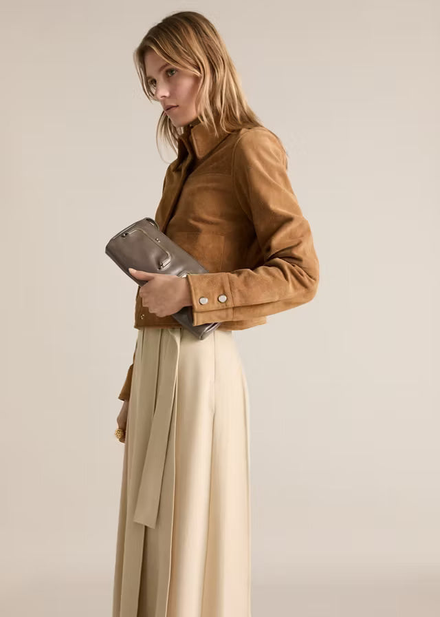 Women’s Suede Leather Jacket – Premium Soft Suede Outerwear