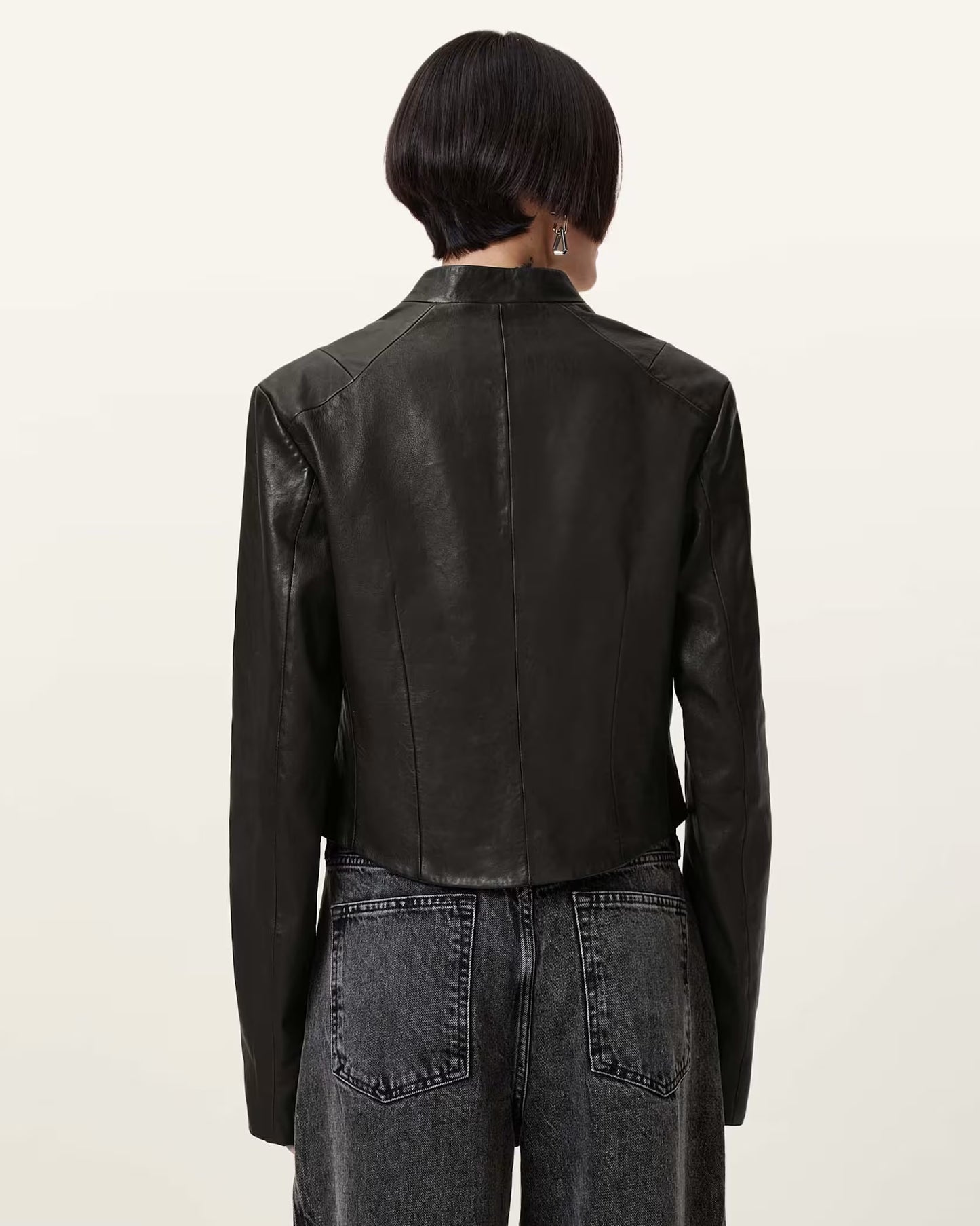 Women's Sadler Slim Fit Genuine Leather Jacket | Classic Casual Leather Jacket