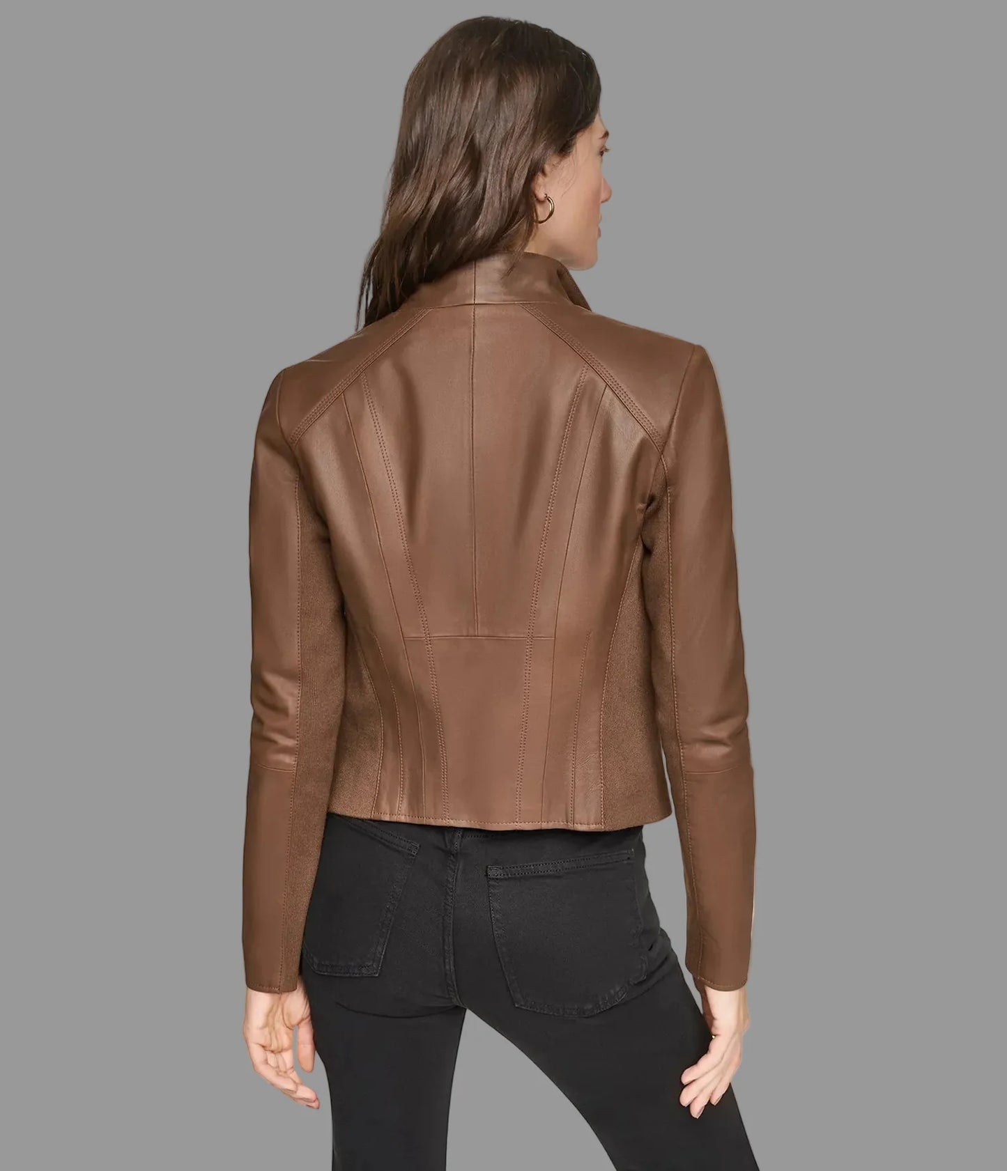 Leather Moto Jacket for Women