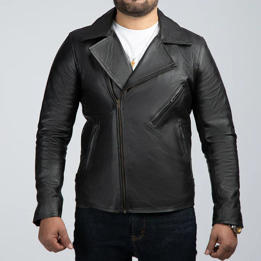 Men's Premium Biker Leather Jacket | Genuine Leather Motorcycle Jacket