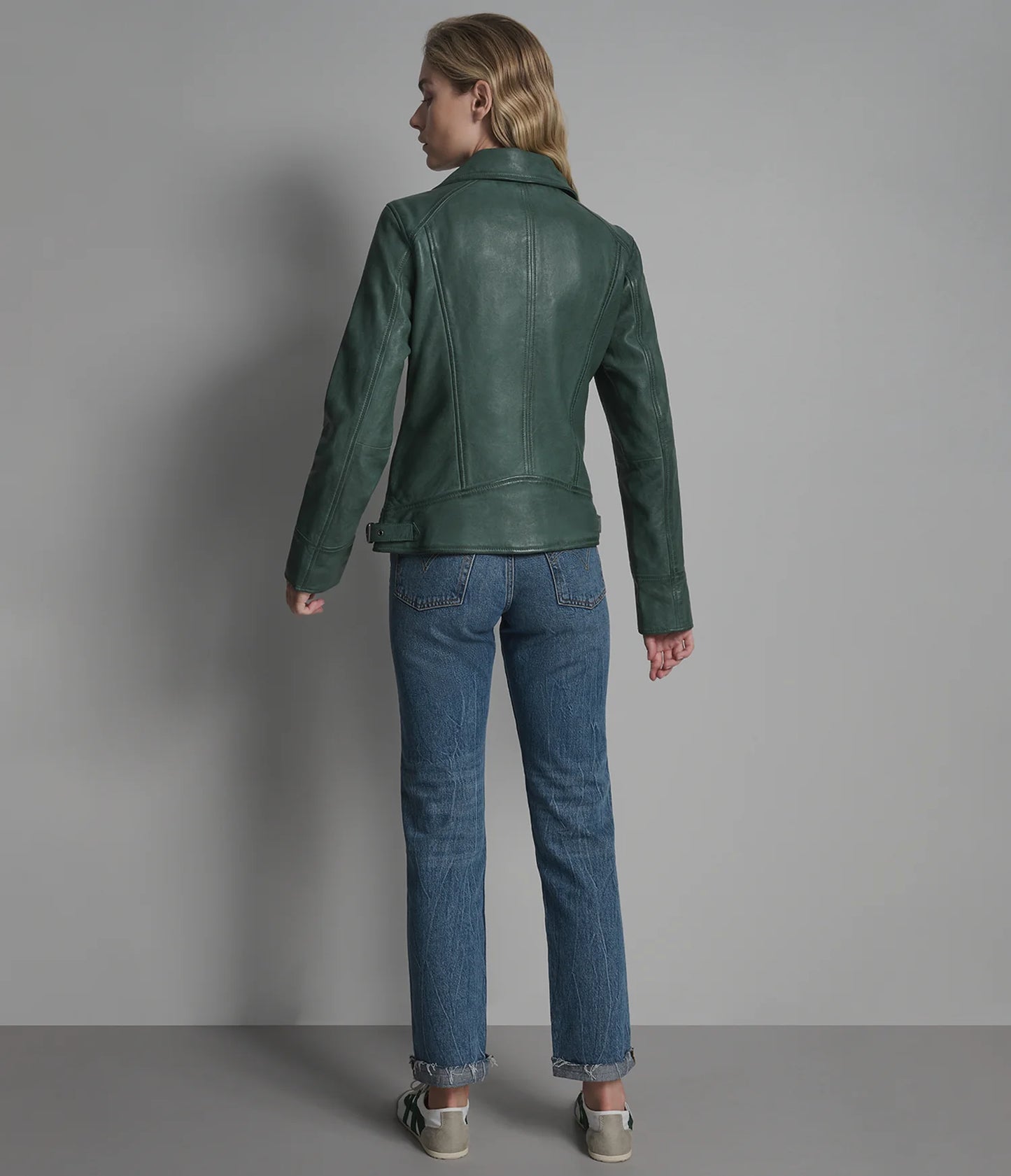 Asymmetric Moto Jacket for Women