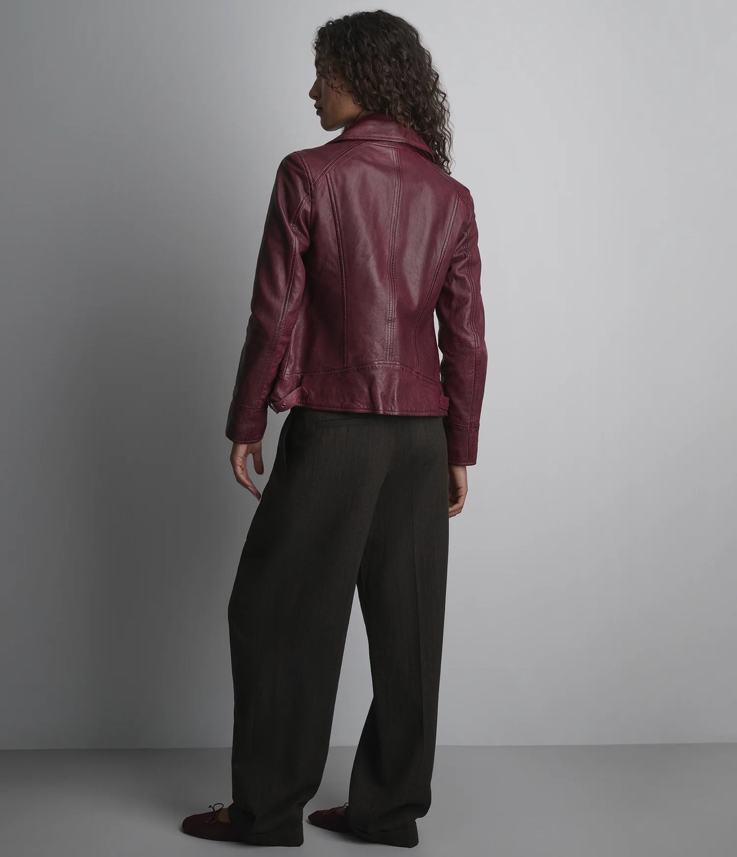 Asymmetric Moto Jacket for Women