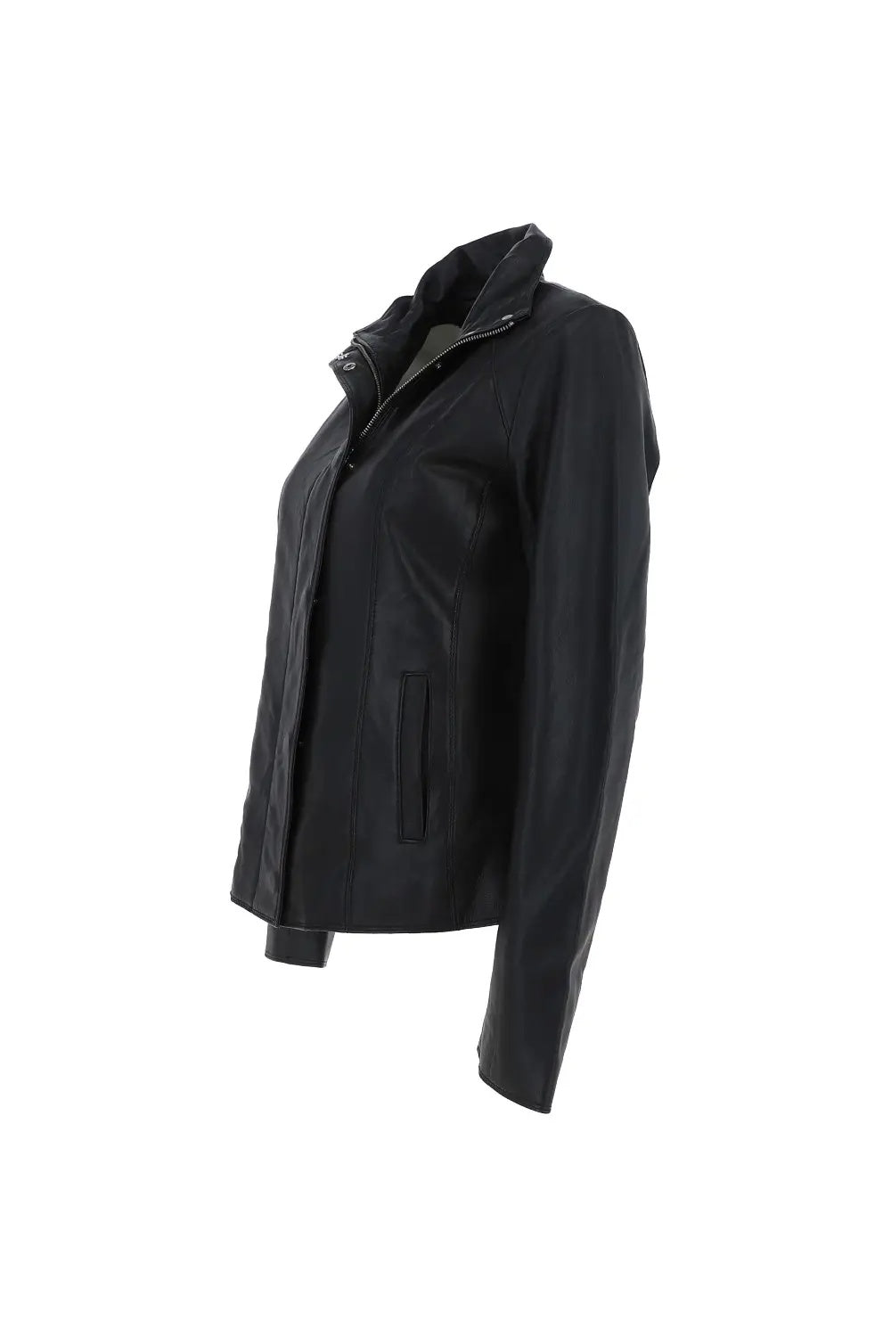 Women's Soft Zip Leather Jacket | Premium Genuine Leather Zipper Jacket