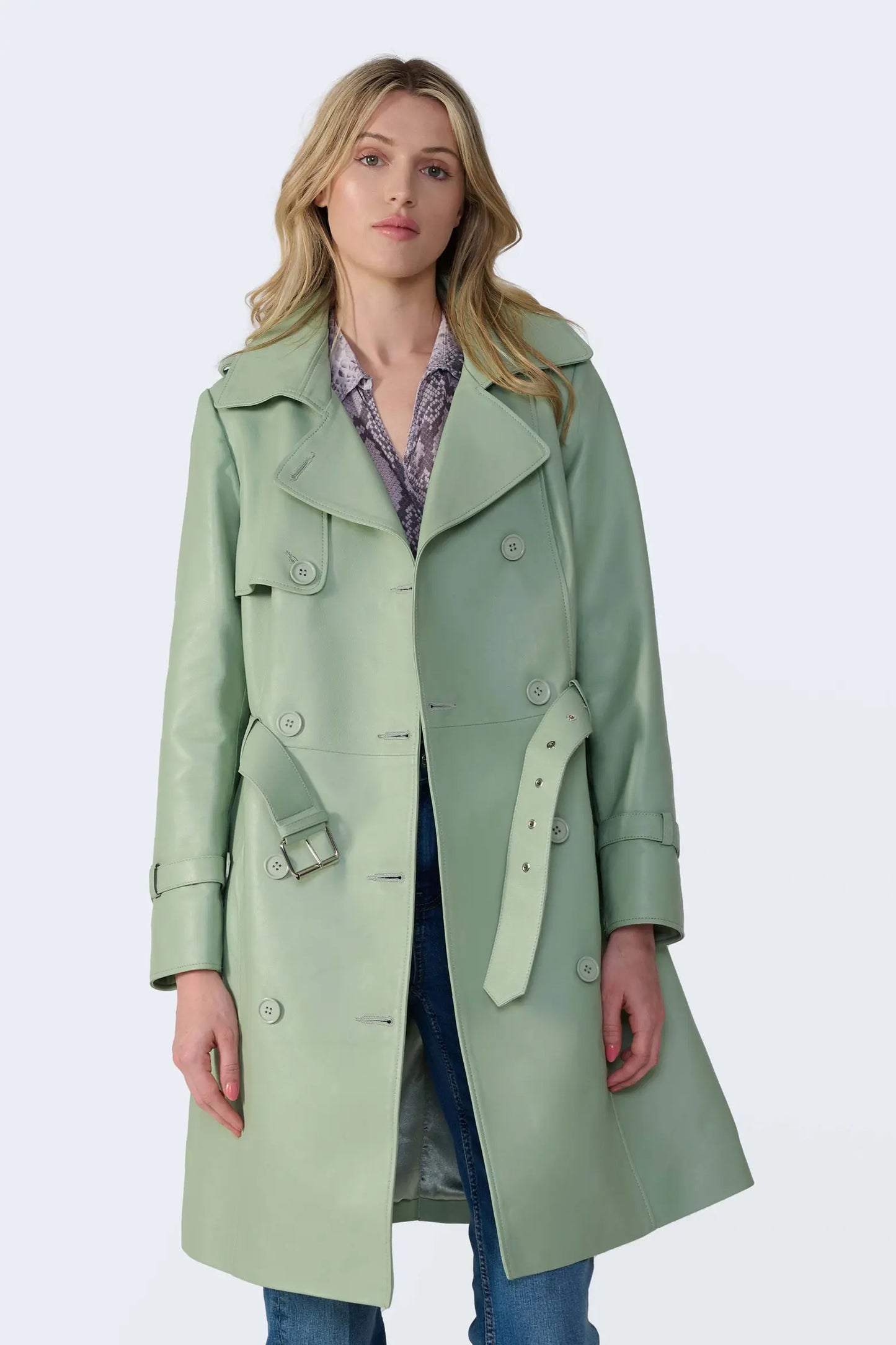 Women’s Olive Green Trench Coat – Timeless Style with a Modern Touch