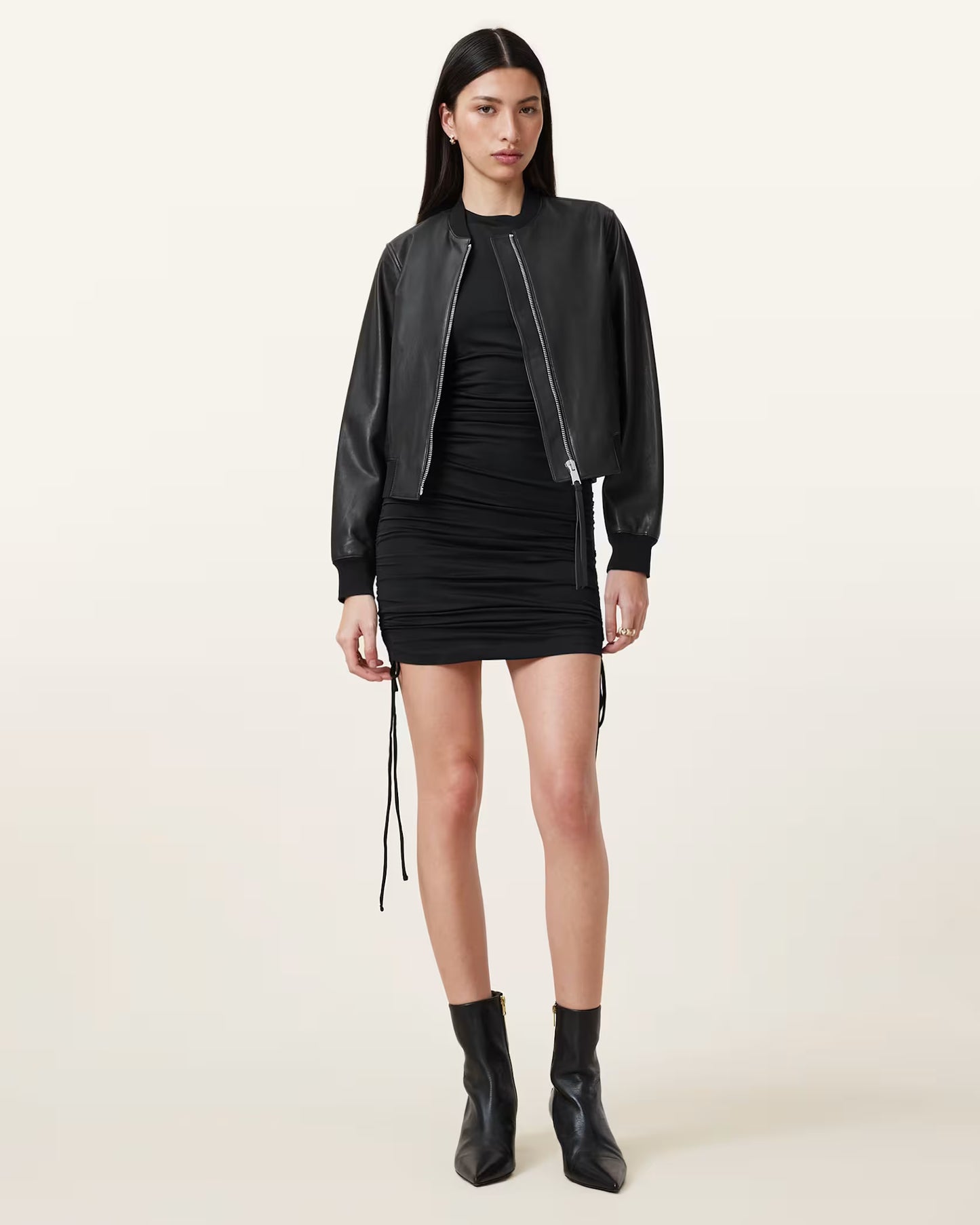 Women's Orten Genuine Leather Bomber Jacket | Premium Classic Leather Bomber