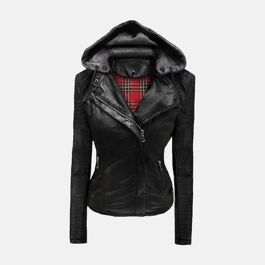Luxoria Leather Bomber Jacket for Women | Premium Genuine Leather Jacket