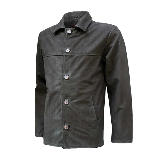 Vintage Leather Blazer Jacket