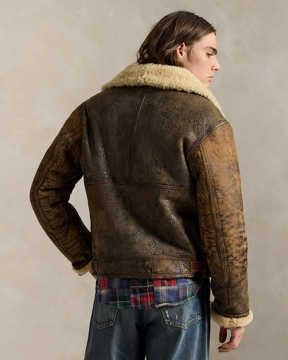 Women’s Shearling Leather Jacket  Premium Winter Style