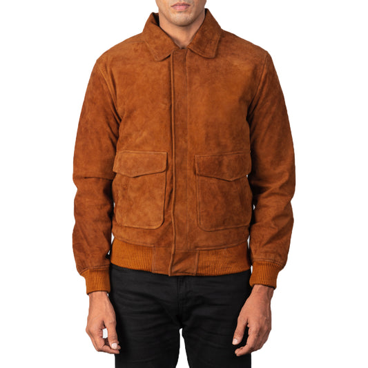 Suede A2 Bomber Jacket