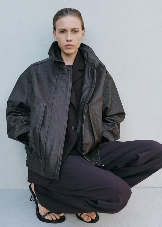 Luxury Black Leather Jacket for Women | Premium Genuine Leather Outerwear