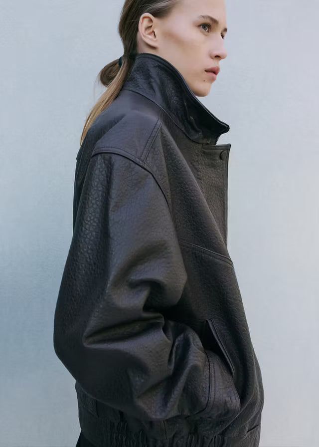 Luxury Black Leather Jacket for Women | Premium Genuine Leather Outerwear